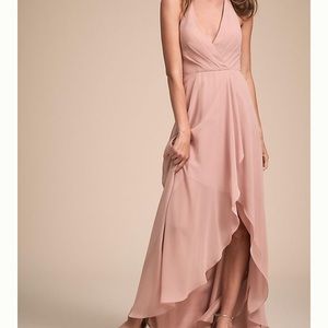 Jenny Yoo Farrah Dress in ‘whipped apricot’